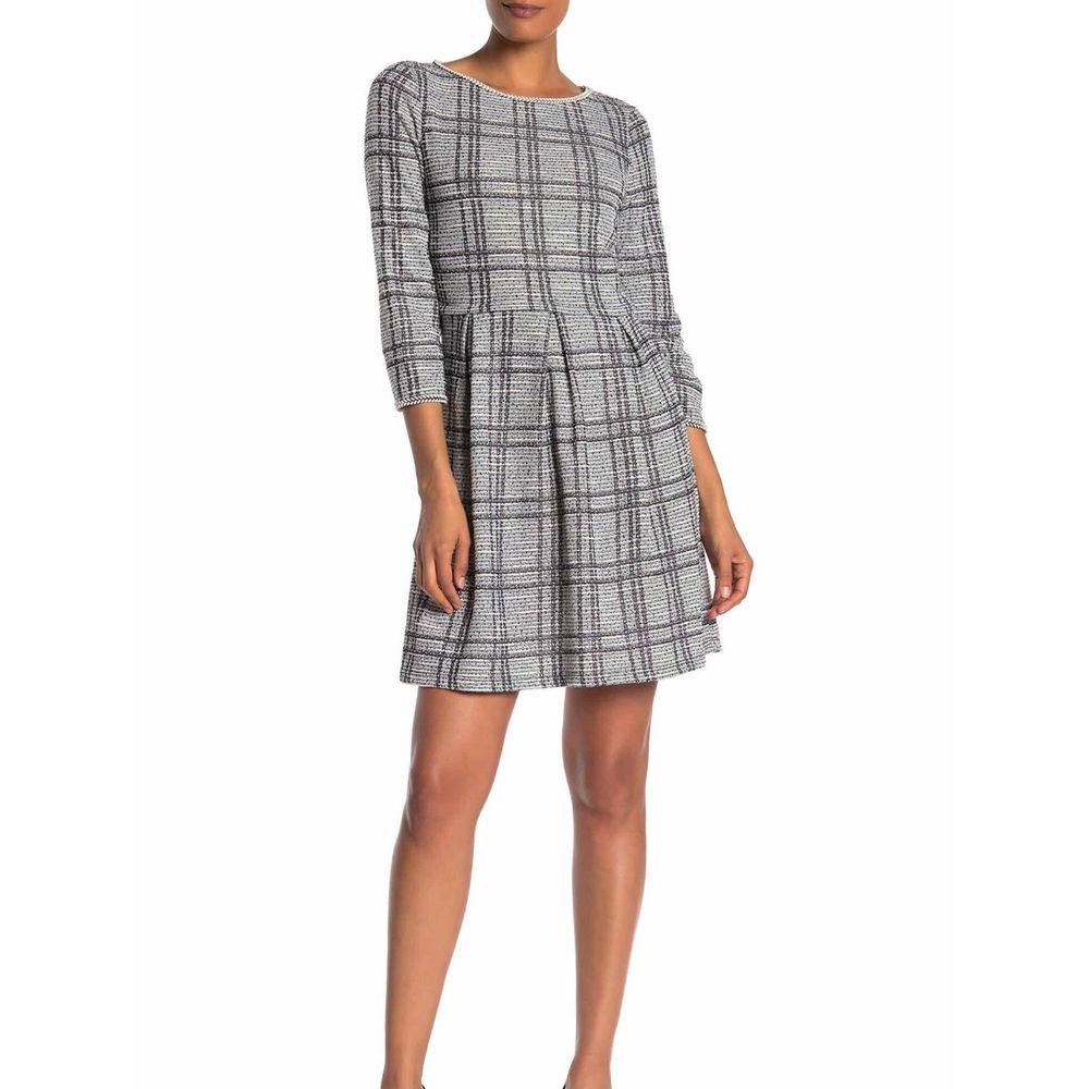 New Max Studio Woven Knit Dress